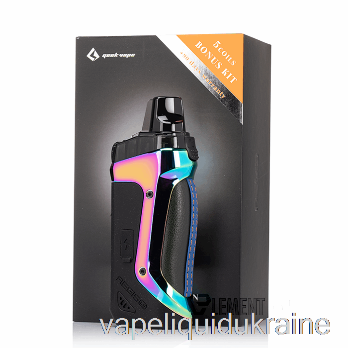Vape Liquid Ukraine Geek Vape AEGIS BOOST 40W Pod Mod Kit LE Bonus Kit - Rainbow